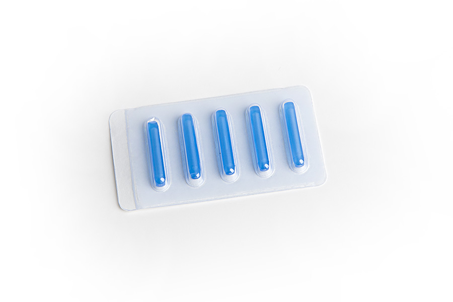 SG Bulb, sterile, 4x 5, Soft, Blue