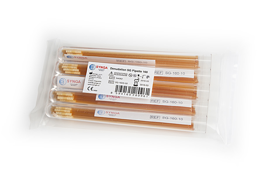 Denudation SG Pipette 160 (inner Ø 160µm, pack: 5x10 pipette)